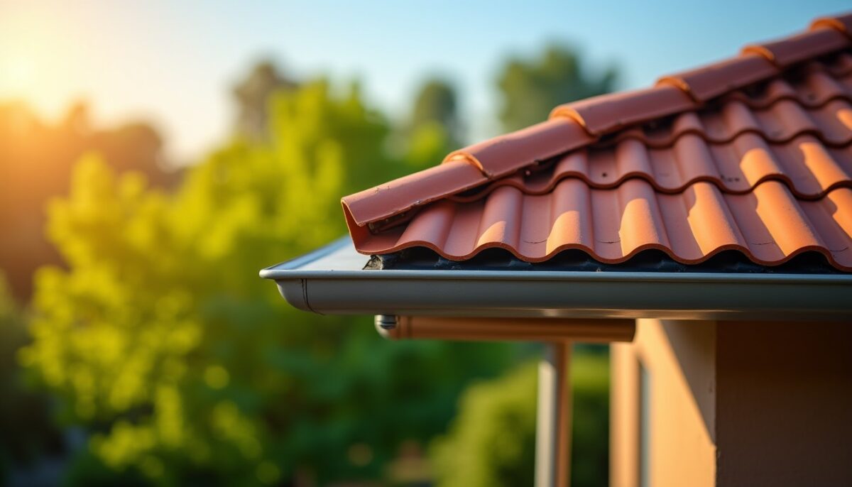 La distance idéale entre tuiles et gouttière pour une installation parfaite